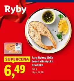 Lidl Łosoś atlantycki dzwonko Targ Rybny Lidla oferta
