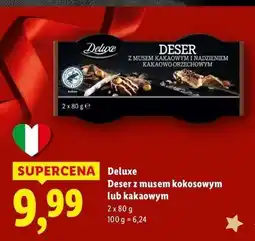 Lidl Deser z musem kakaowym i nadzieniem kakaowo-orzechowym Deluxe (Schwarz) oferta