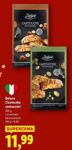 Lidl Ciastka cantuccini z orzechami Deluxe (Schwarz) oferta
