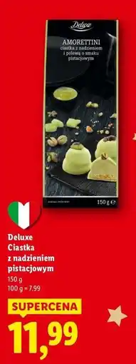 Lidl Ciastka z nadzieniem pistacjowym Deluxe (Schwarz) oferta