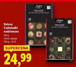 Lidl Czekoladki z ciemną i mleczną czekoladą Deluxe (Schwarz) oferta