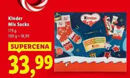 Lidl Bombonierka mix socks Kinder oferta