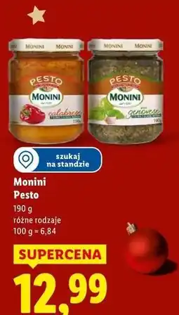 Lidl Pesto genovese Monini oferta