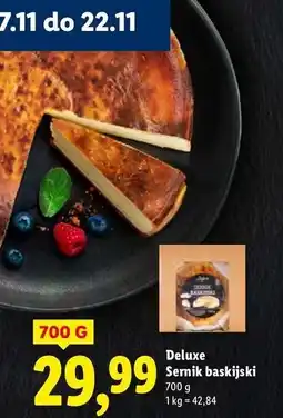 Lidl Sernik baskijski Deluxe (Schwarz) oferta
