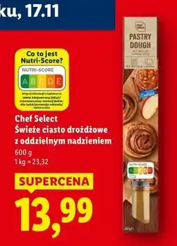 Lidl Ciasto drożdzowe z nadzieniem cynamonowym Chef Select oferta