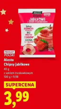Lidl Chipsy jabłkowe Alesto oferta