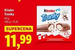 Lidl Batoniki Kinder Tronky oferta