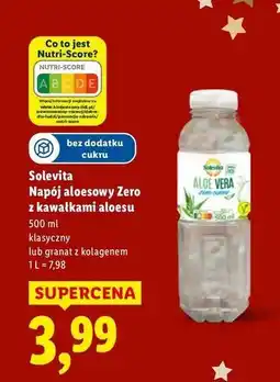 Lidl Napój aloesowy granat Solevita oferta