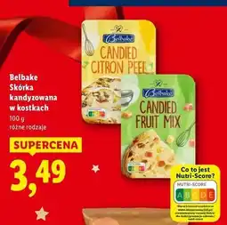 Lidl Skórka kandyzowana miks Belbake oferta