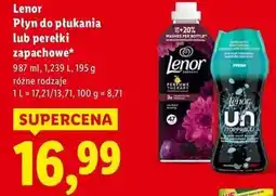 Lidl Perełki zapachowe fresh Lenor Unstoppables oferta