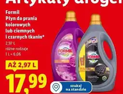 Lidl Płyn do prania czarnego Formil oferta