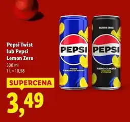 Lidl Napó cytrynowy Pepsi Zero oferta
