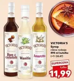 Kaufland Syrop barmański rum z czekoladą Cymes Victoria's oferta