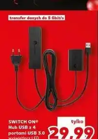 Kaufland Hub usb z 4 portami 3.0 Switch On oferta