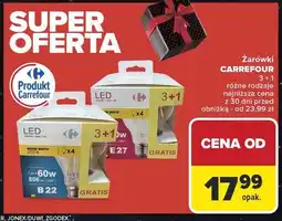 Carrefour Żarówki 60 w e27 Carrefour oferta