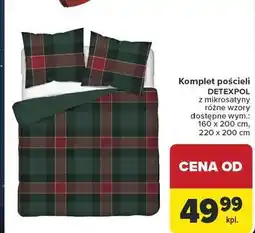 Carrefour Komplet pościeli z mikrosatyny 220 x 200 cm Detexpol oferta