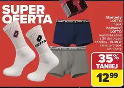 Carrefour Bokserki męskie Lotto oferta