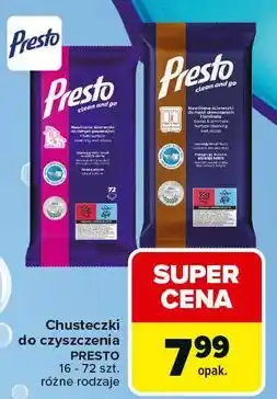 Carrefour Ściereczki do mebli drewnianych Presto Clean oferta