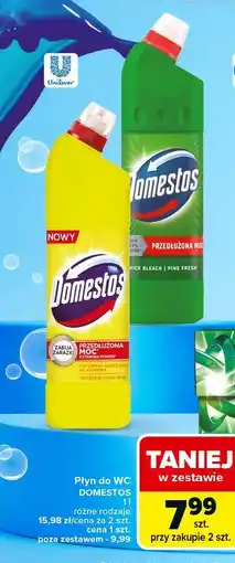 Carrefour Płyn do wc citrus fresh Domestos oferta