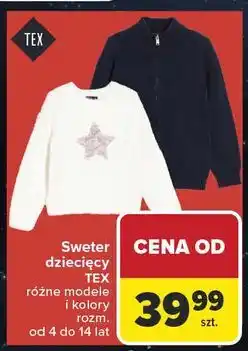 Carrefour Sweter dziecięcy Tex oferta