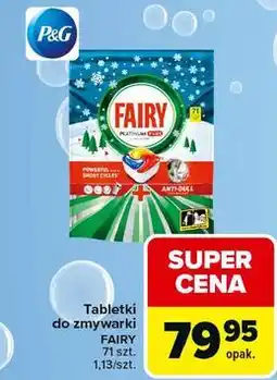 Carrefour Tabletki do zmywarki lemon Fairy Platinum Plus oferta