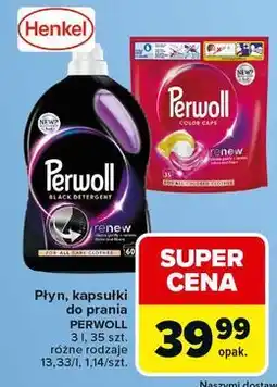 Carrefour Kapsułki do prania kolorowego Perwoll Renew Color oferta