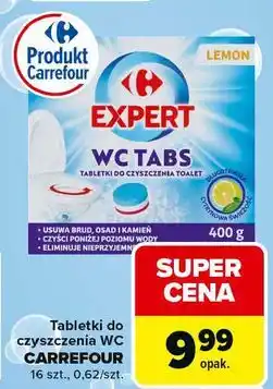 Carrefour Tabletki do czyszczenia wc cytrynowe Carrefour Expert oferta