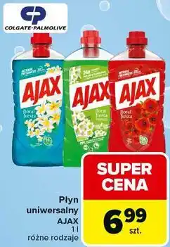 Carrefour Płyn do mycia polne kwiaty Ajax Floral Fiesta oferta
