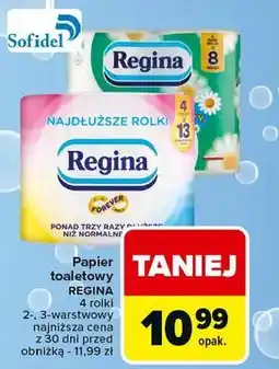 Carrefour Papier toaletowy rumiankowy Regina oferta