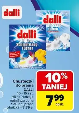 Carrefour Chusteczki wyłapujące kolor i brud Dalli oferta