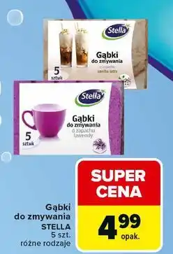 Carrefour Gąbki do zmywania lawendowe Stella oferta