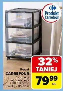 Carrefour Regał 3 szuflady Carrefour oferta
