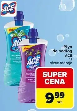 Carrefour Płyn do podłóg talk i białe piżmo Ace Floor oferta