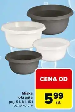 Carrefour Miska okrągła 15 l oferta
