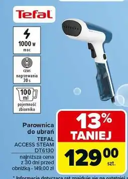 Carrefour Szczotka parowa dt 6130 Tefal oferta
