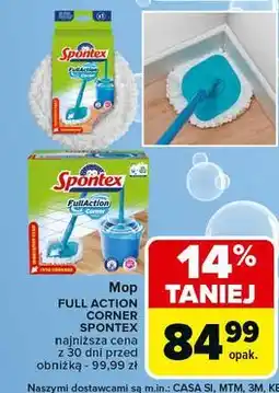 Carrefour Mop obrotowy full action compact Spontex oferta