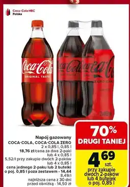 Carrefour Napój Coca-Cola Zero oferta