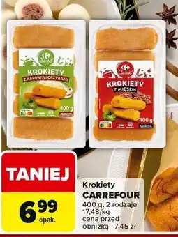 Carrefour Krokiety z mięsem Carrefour Classic oferta