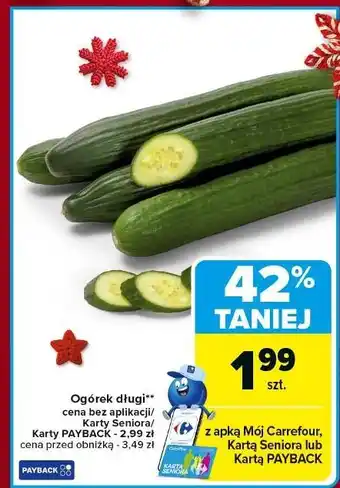 Carrefour Ogórek długi oferta