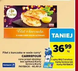 Carrefour Filet z kurczaka w sosie curry Carrefour Extra oferta