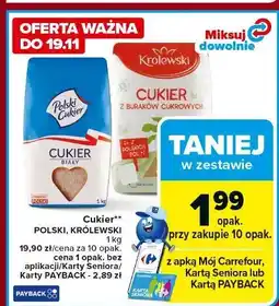 Carrefour Cukier z buraków cukrowych Królewski oferta