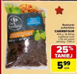 Carrefour Rodzynki sułtańske Carrefour oferta