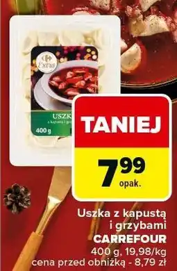 Carrefour Uszka z kapustą i grzybami Carrefour Extra oferta