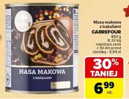 Carrefour Masa makowa z bakaliami Carrefour Extra oferta