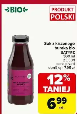 Carrefour Sok z kiszonego buraka Sątyrz oferta