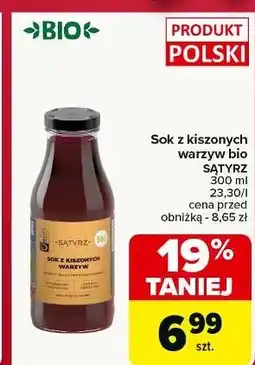Carrefour Sok z kiszonych warzyw Sątyrz oferta
