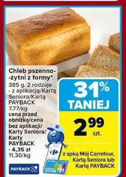Carrefour Chleb pszenno-żytni z formy oferta