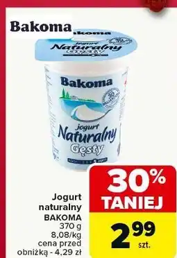 Carrefour Jogurt naturalny gęsty Bakoma Naturalny oferta