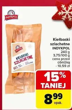 Carrefour Kiełbaski szlachetne Indykpol oferta