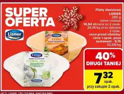 Carrefour Filety śledziowe w sosie śmietanowym z kurkami Lisner Smak Sezonu oferta